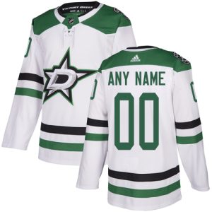 NHL Dallas Stars Trikot Benutzerdefinierte Auswärts Weiß Authentic